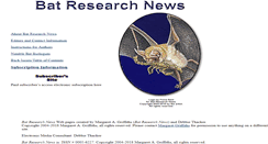 Desktop Screenshot of batresearchnews.org